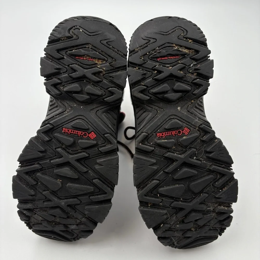 Columbia Bugaboot III Boots Mens 9.5 Black Red Waterproof Winter Snow BM5980-010